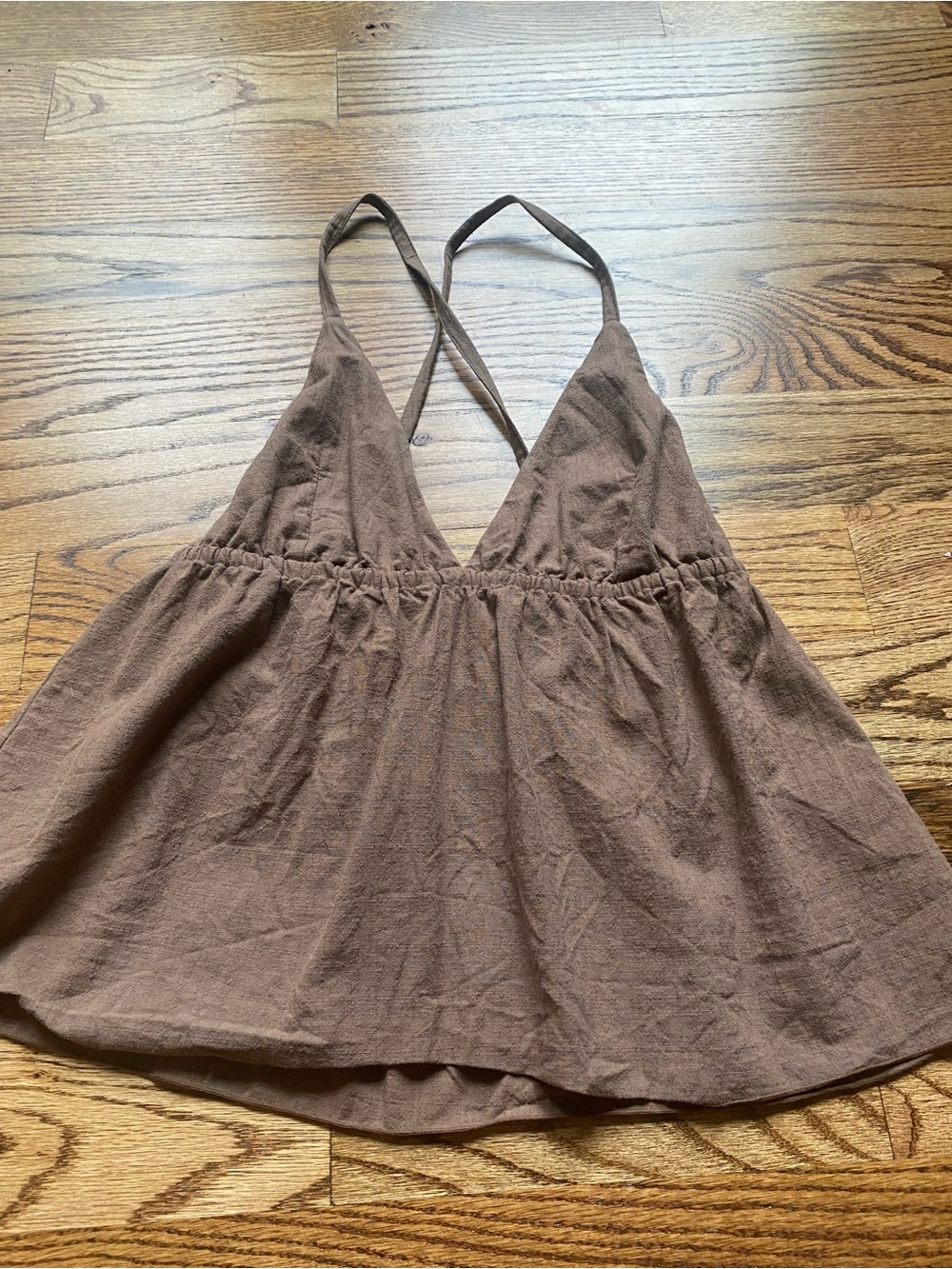 Mokki Halter Top - Walnut